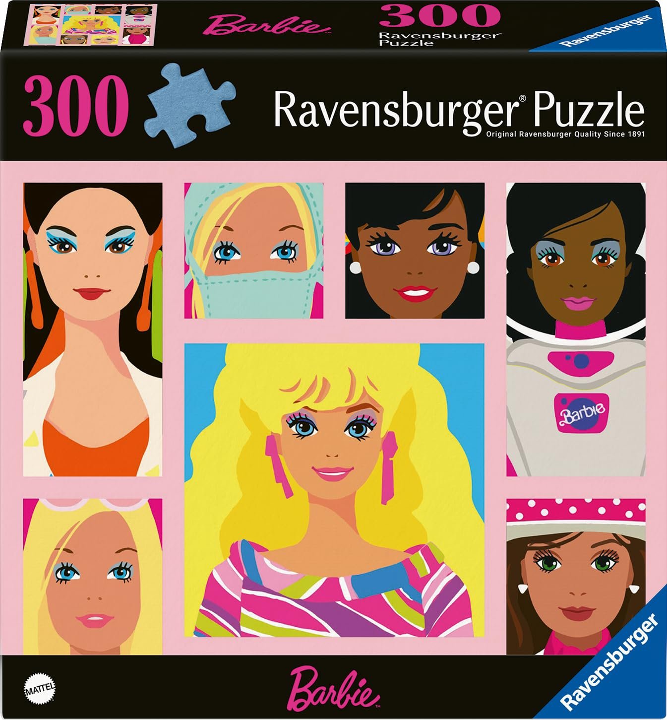 Пазл Ravensburger Puzzle Moment 12001493 Strong Women Make Waves Barbie 300 елементів, фото №1