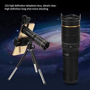 Monokуляр DERBUT 22-кратне збільшення BAK4 з тримачем для телефону synthetic.ua - Фото 1