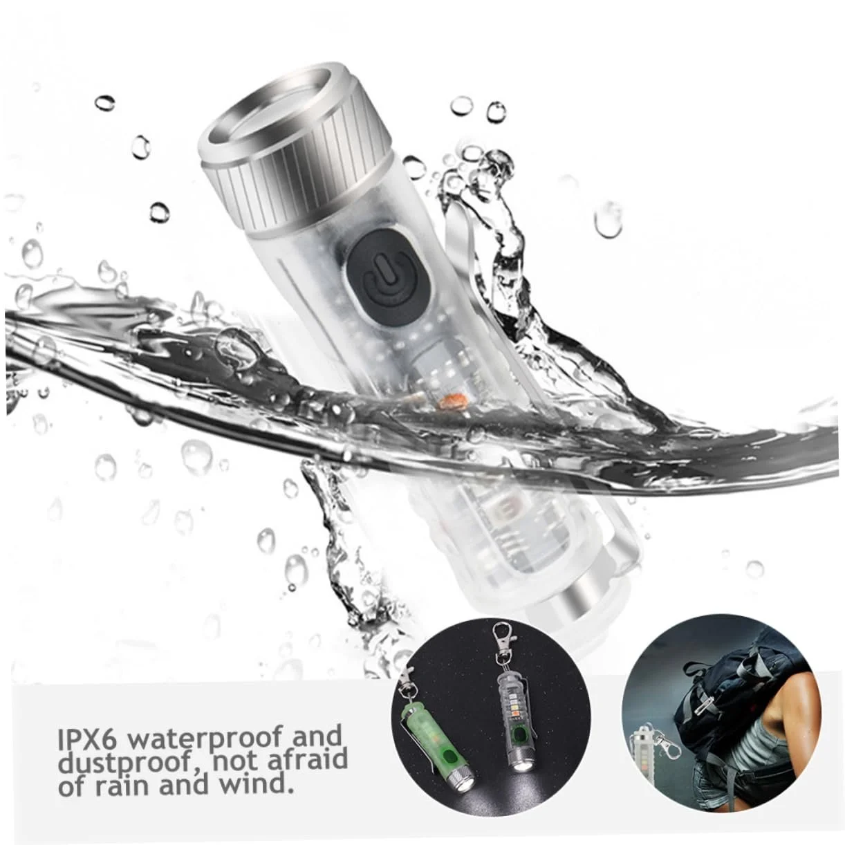 Ліхтарик-брелок Sosoport, 4 шт., фото №2 Ліхтарик-брелок Sosoport, 4 шт., фото №2