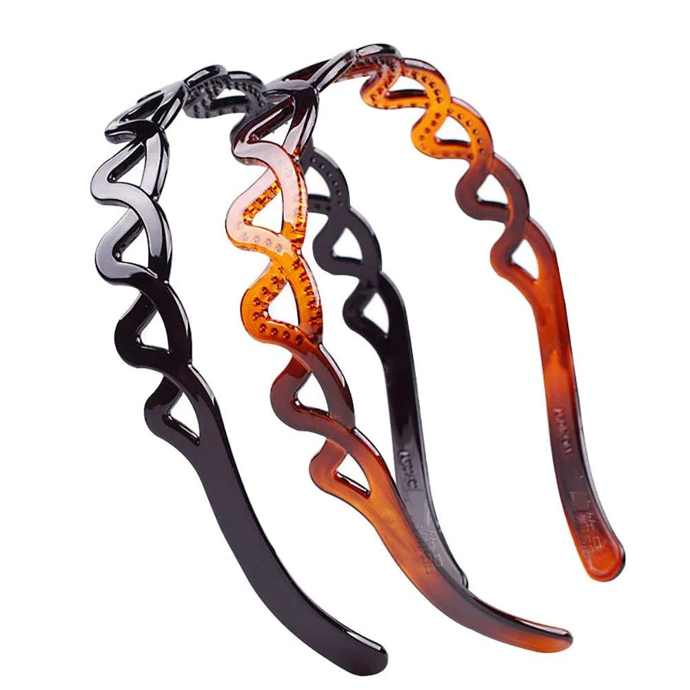 Обруч Чорний та Коричневий Твердий Пластиковий, фото №4