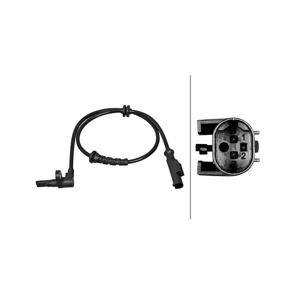 Датчик частоти обертання колеса HELLA 6PU 358 217-001 для ALFA ROMEO FIAT OPEL VAUXHALL, фото №1 Датчик частоти обертання колеса HELLA 6PU 358 217-001 для ALFA ROMEO FIAT OPEL VAUXHALL, фото №1