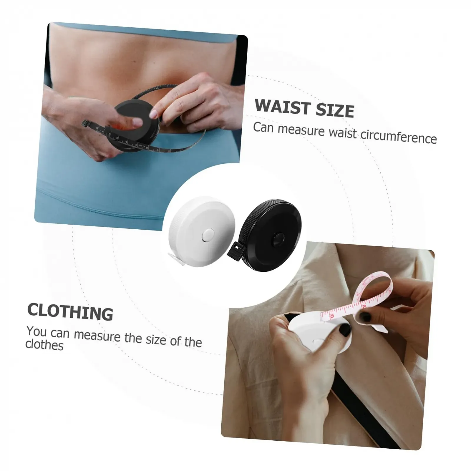 Рулетка Telescopic KITANDOVE Пластикова 10 шт, фото №3