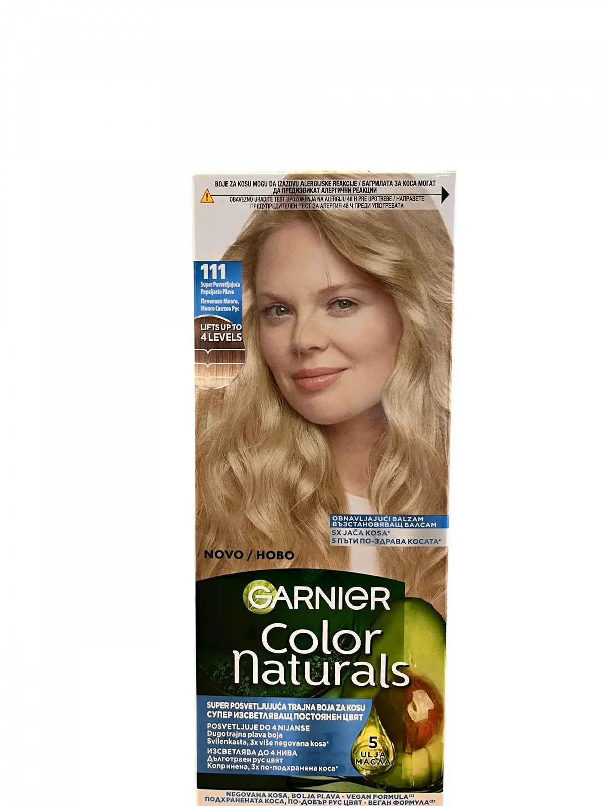 Фарба Garnier Color Naturals 111 Дуже Світлий Натуральний Попелястий Блондин, 3 упаковки, фото №1
