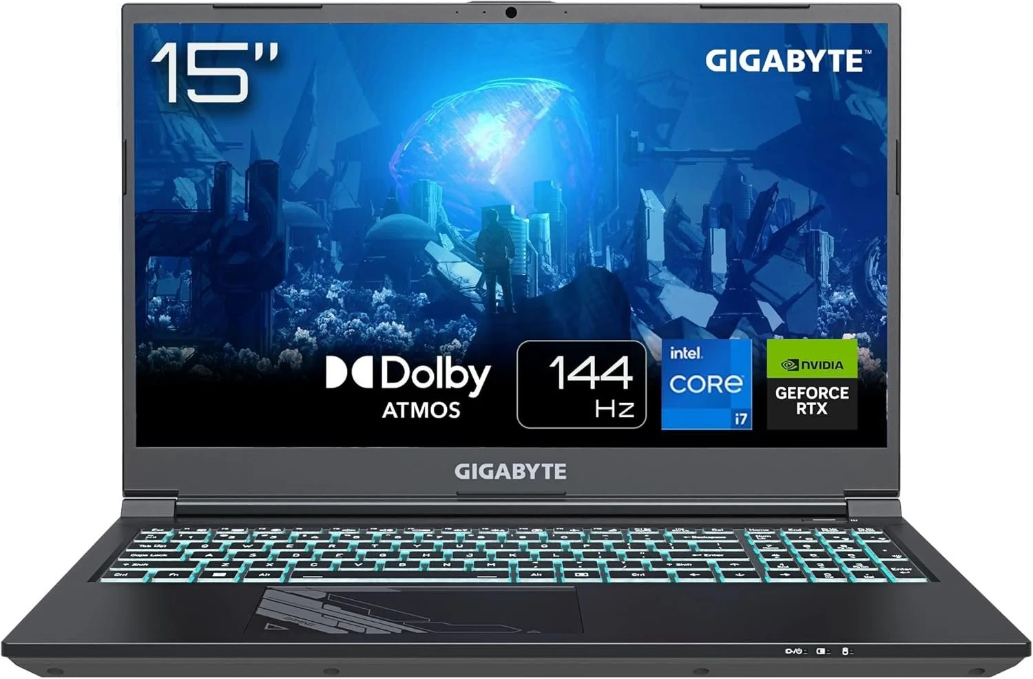 Ноутбук 15.6" Gigabyte G5 MF5 (MF5-H2EE353KD) Gaming Intel Core i7-13620H RAM 16GB SSD 1TB GeForce RTX 4050 Windows 11 (UKR), фото №1