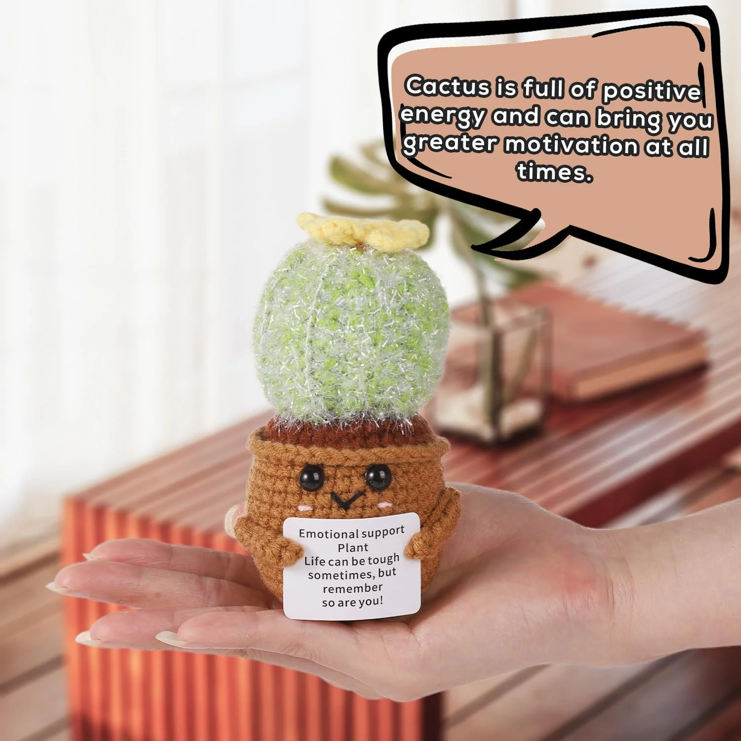 Игрушка lasuroa Handmade Positive Potato Toy 11 см Funny Mexican Fiesta Cactus с картой для поддержания духа, фото №5 Игрушка lasuroa Handmade Positive Potato Toy 11 см Funny Mexican Fiesta Cactus с картой для поддержания духа, фото №5