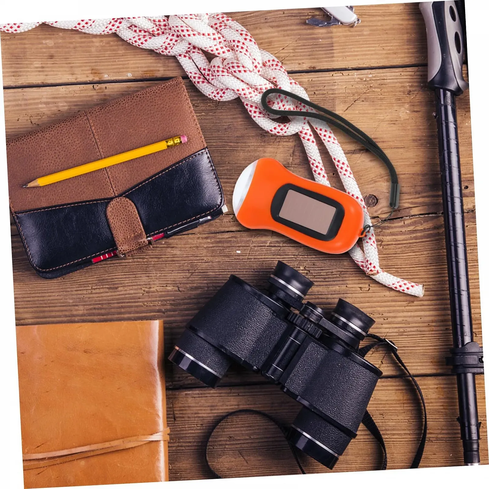 Фонарь Vaguelly аварийный на солнечной батарее, аккумуляторный, портативный для кемпинга и активного отдыха, оранжевый, высокая яркость, долговечный, фото №6