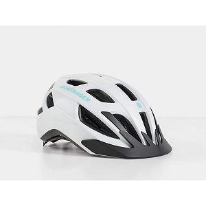 Шолом Bontrager Solstice Велосипедний Білий/Бірюзовий 2024, Розмір: M/L (55-61 см) - Фото 1