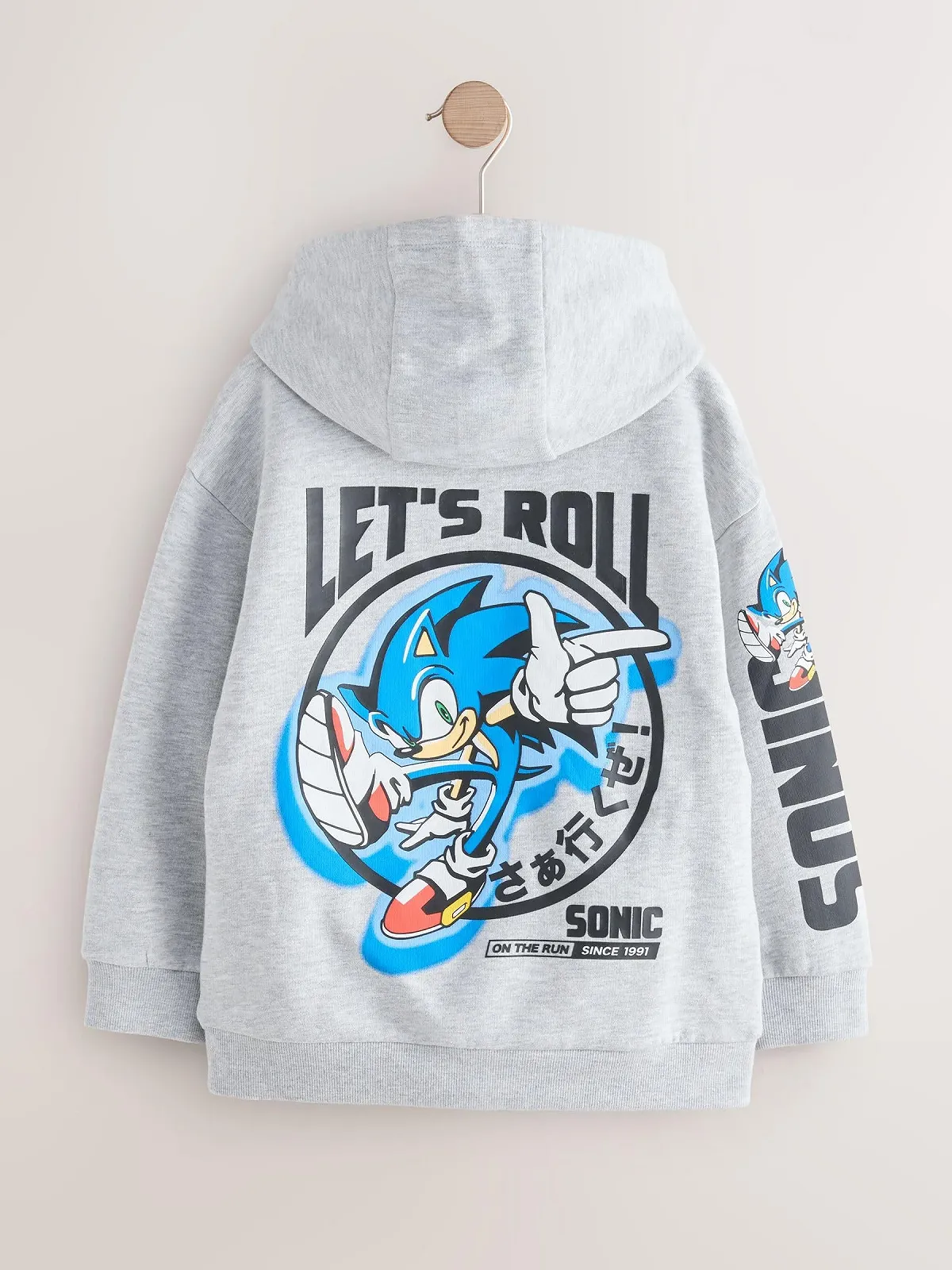 Толстовка з капюшоном Sonic для хлопчиків Next, фото №2