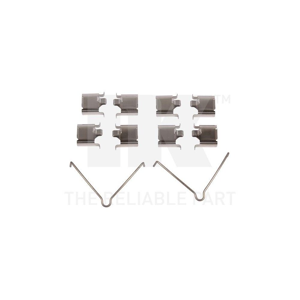 Комплект аксессуаров, тормозные колодки дисковые NK 7932166, задняя ось, фото №1