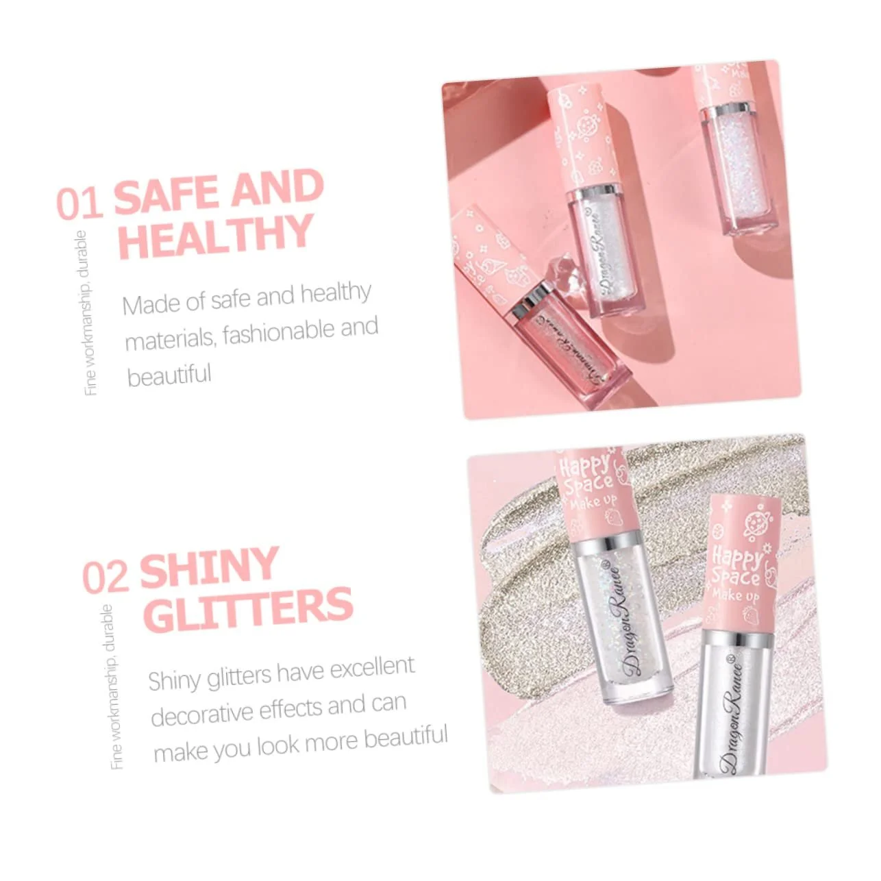 Жидкая Подводка для глаз MAGICLULU Блестки для макияжа глаз - 40 шт, фото №2