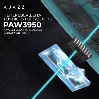 Мышка Ajazz AJ159 APEX Wireless/Bluetooth/USB Blue (AJM159-A-BLUE), фото №11 Мышка Ajazz AJ159 APEX Wireless/Bluetooth/USB Blue (AJM159-A-BLUE), фото №11