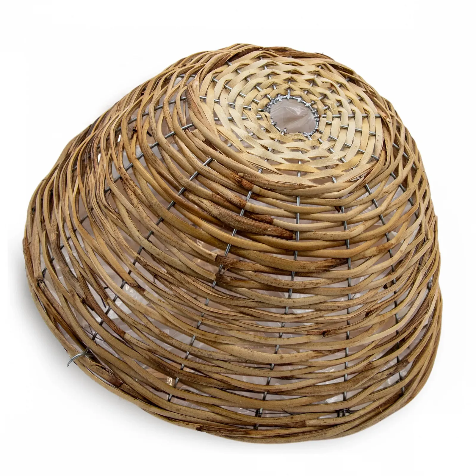 Кошик для рослин підвісний Spetebo 35 см плетений з верби з ланцюжком, фото №5 Кошик для рослин підвісний Spetebo 35 см плетений з верби з ланцюжком, фото №5