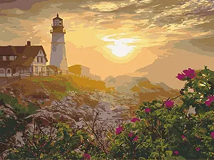 Картина по номерам Art Craft Маяк в Портленде США 40х50 см 10549-AC - Фото 1