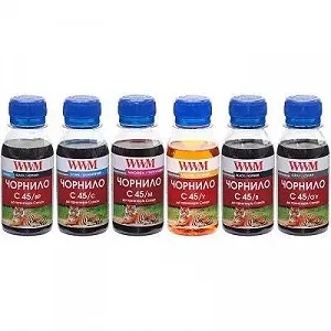 Чернила WWM Canon PGI-450/CLI-451, 6х100г BP/B/GY/C/M/Y (C45SET-6) - Фото 1