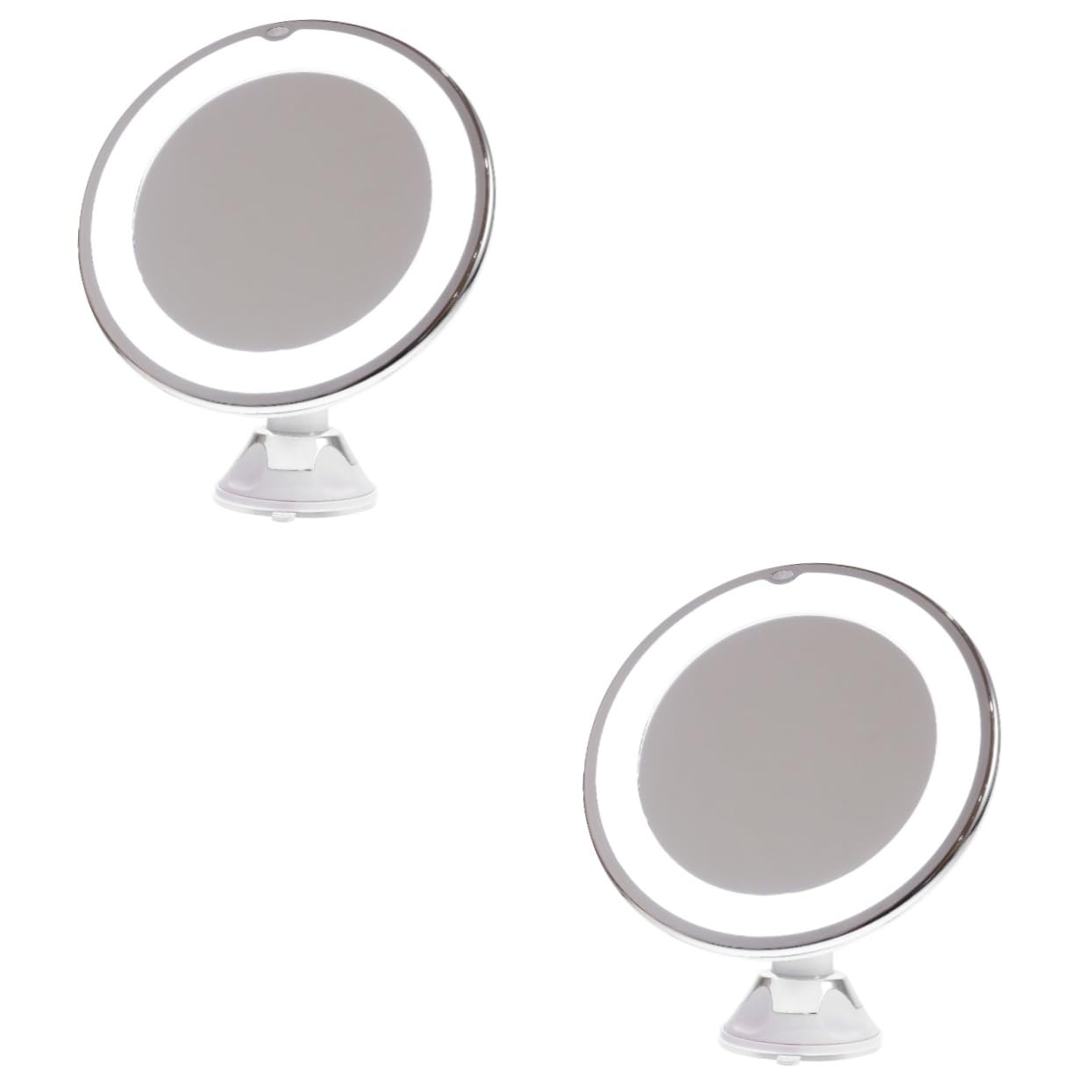 Зеркало Angoily LED с увеличением С лебединой шеей Пластик Белый, фото №1 Зеркало Angoily LED с увеличением С лебединой шеей Пластик Белый, фото №1