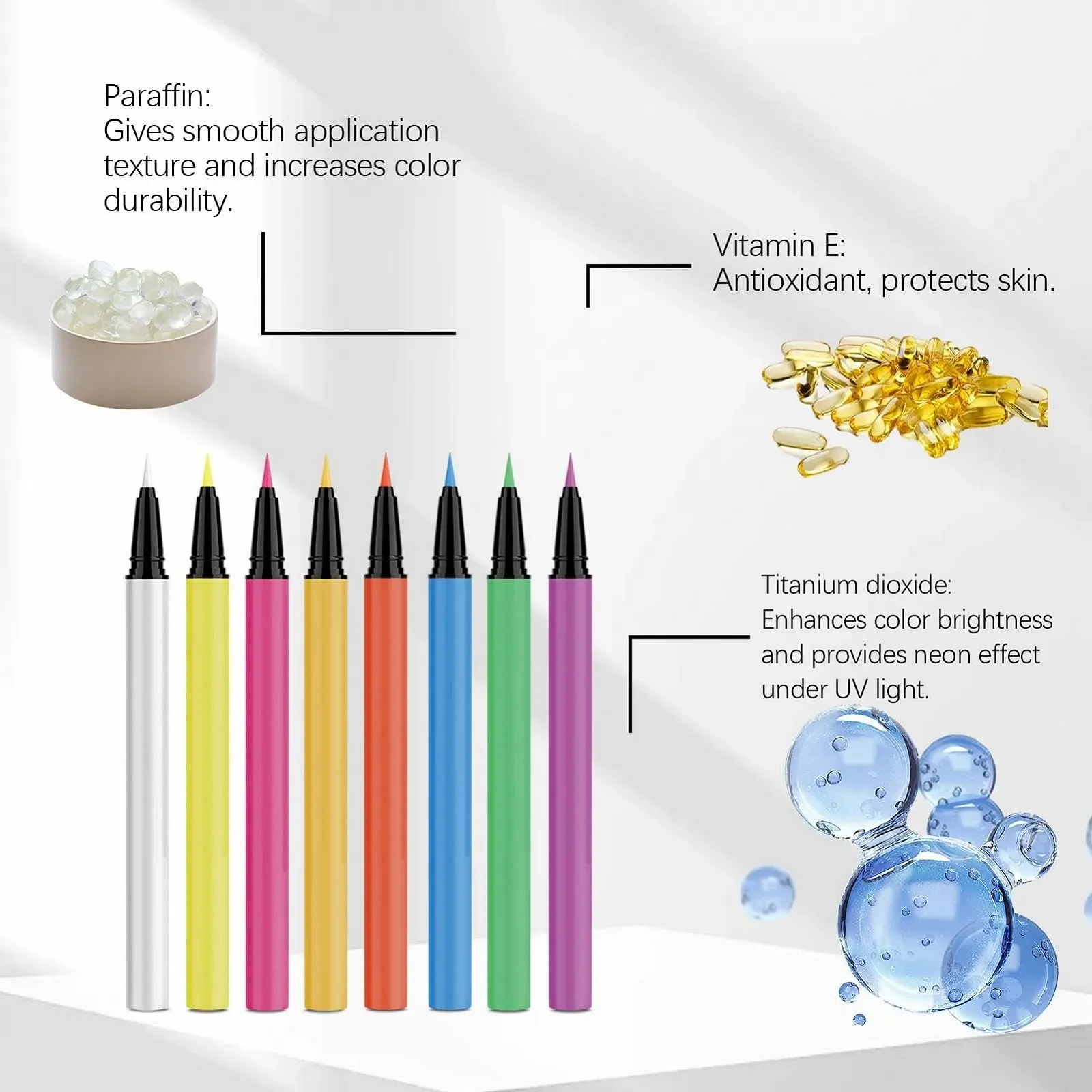 Рідка Підводка для Очей З Блискітками, фото №4 Рідка Підводка для Очей З Блискітками, фото №4