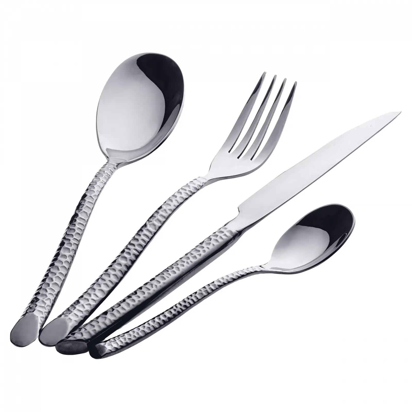 Набір столових приборів Malindi 24 шт. полірована нержавіюча сталь срібло, фото №2