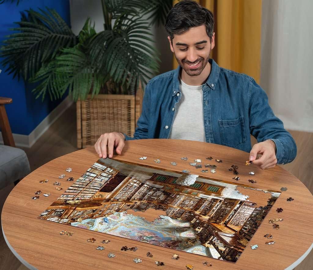 Пазл Ravensburger Library at St. Florian Monastery, Austria 12001440 1000 элементов, фото №6