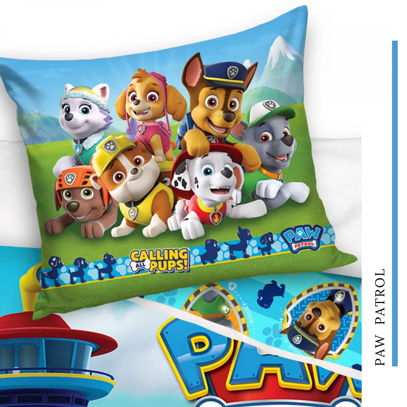 Постельное белье Детское Paw Patrol 100 x 135 см, 40 x 60 см Хлопок, фото №4