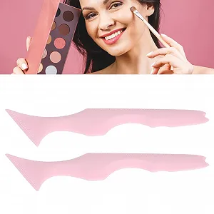 Трафарет для очей Силіконовий для початківців для симетричної підводки очей Рожевий synthetic.ua - Фото 1