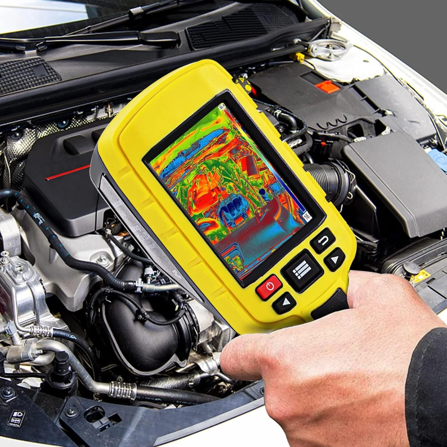 Тепловізійна камера VEVOR JD-109 60 x 60 9Hz Жовтий, фото №8