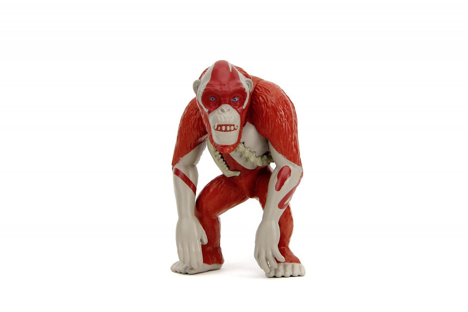Набір фігурок Jada Toys Godzilla x Kong (Godzilla, King Kong, Shimo, Skar King) - 4 колекційні фігурки MonsterVerse з металу, кожна 6,5 см, Wave 1, фото №5