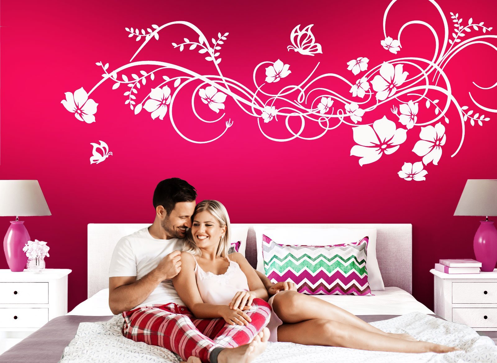 Наклейка на стіну Grandora Flower Tendril Levinia W973 197 x 78 см біла, фото №3