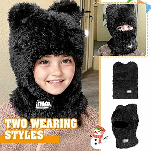 Вязаная Шапка с Мягким и Теплым Флисом - Фото 1