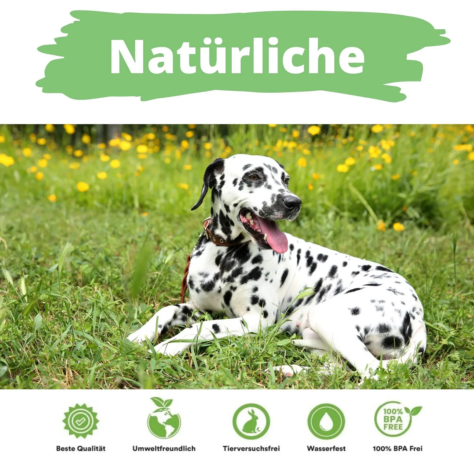 Нашийник від кліщів та бліх Pero Pets Premium 100% натуральний водонепроникний, фото №3