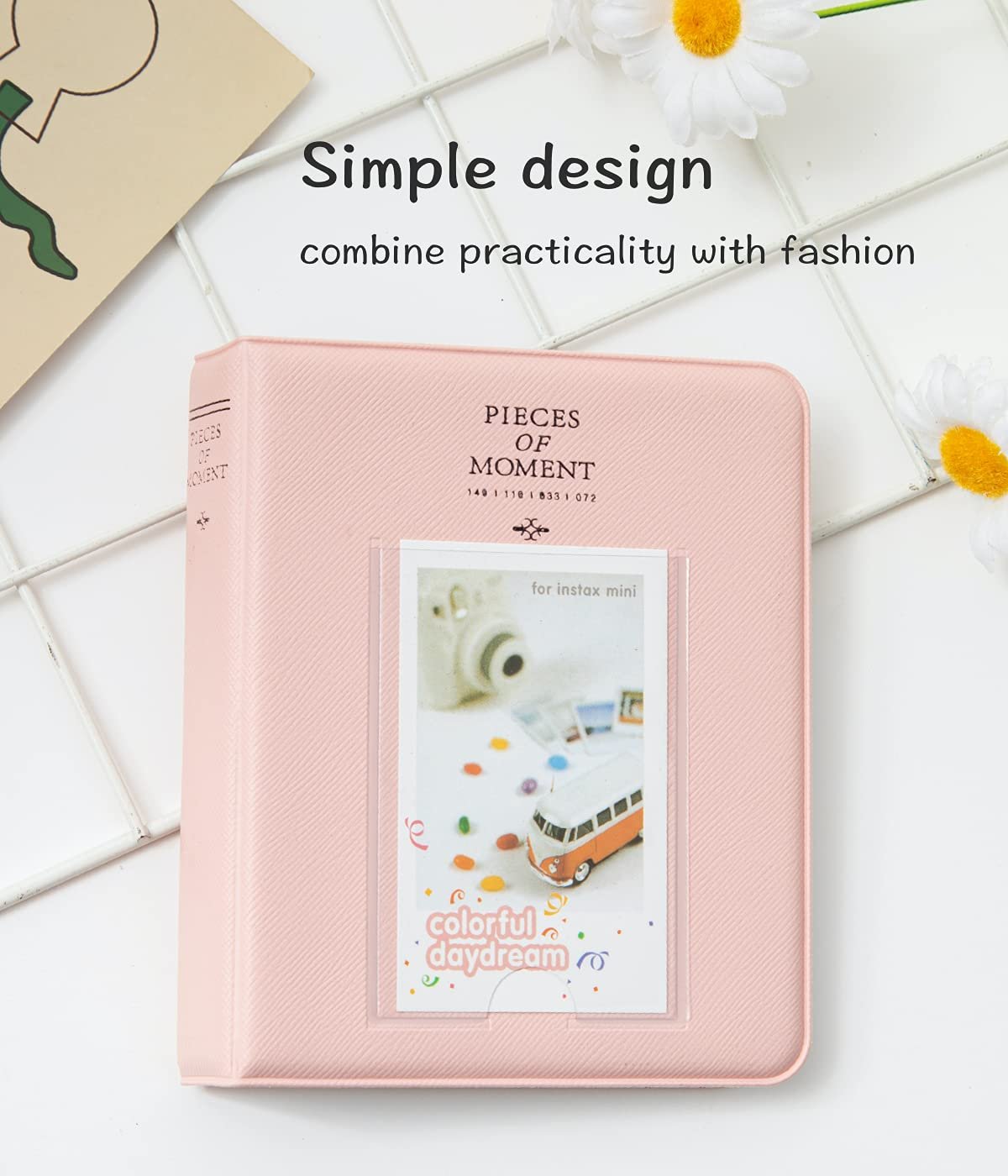 Набор фотоальбомов Goodsnetic 2 шт. 64 кармана для Fujifilm Instax Mini Розовый, фото №4