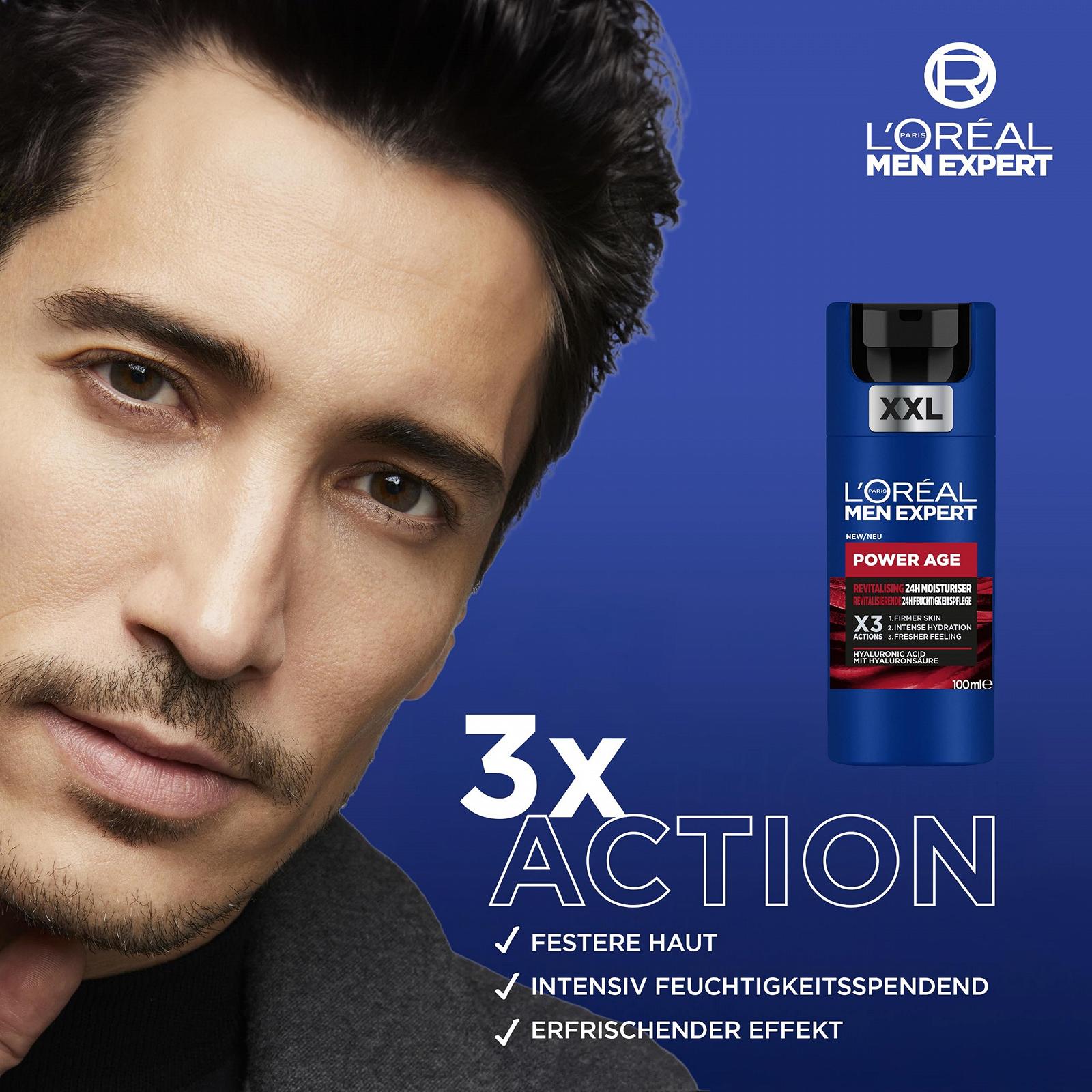 Набор для мужчин L'Oréal Men Expert Power Age Stop Stress 2 предмета, фото №4