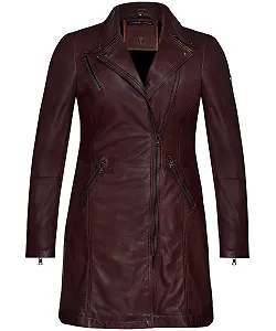 Кожаное пальто Bluepiel Vera Женское - Фото 1