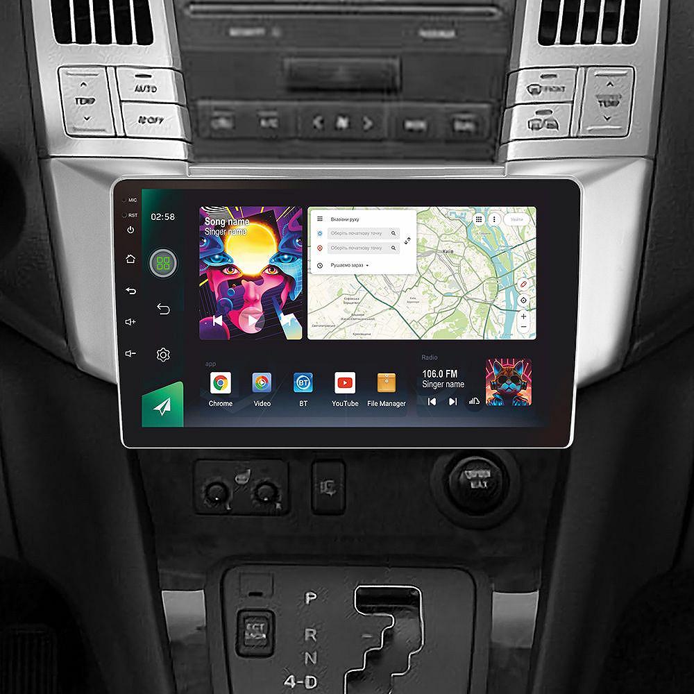 Штатная магнитола Sigma PRO 98128 2K 8+128 Gb Lexus RX300 RX330 RX350 RX400H Toyota harrier 2003-2009 9, фото №3