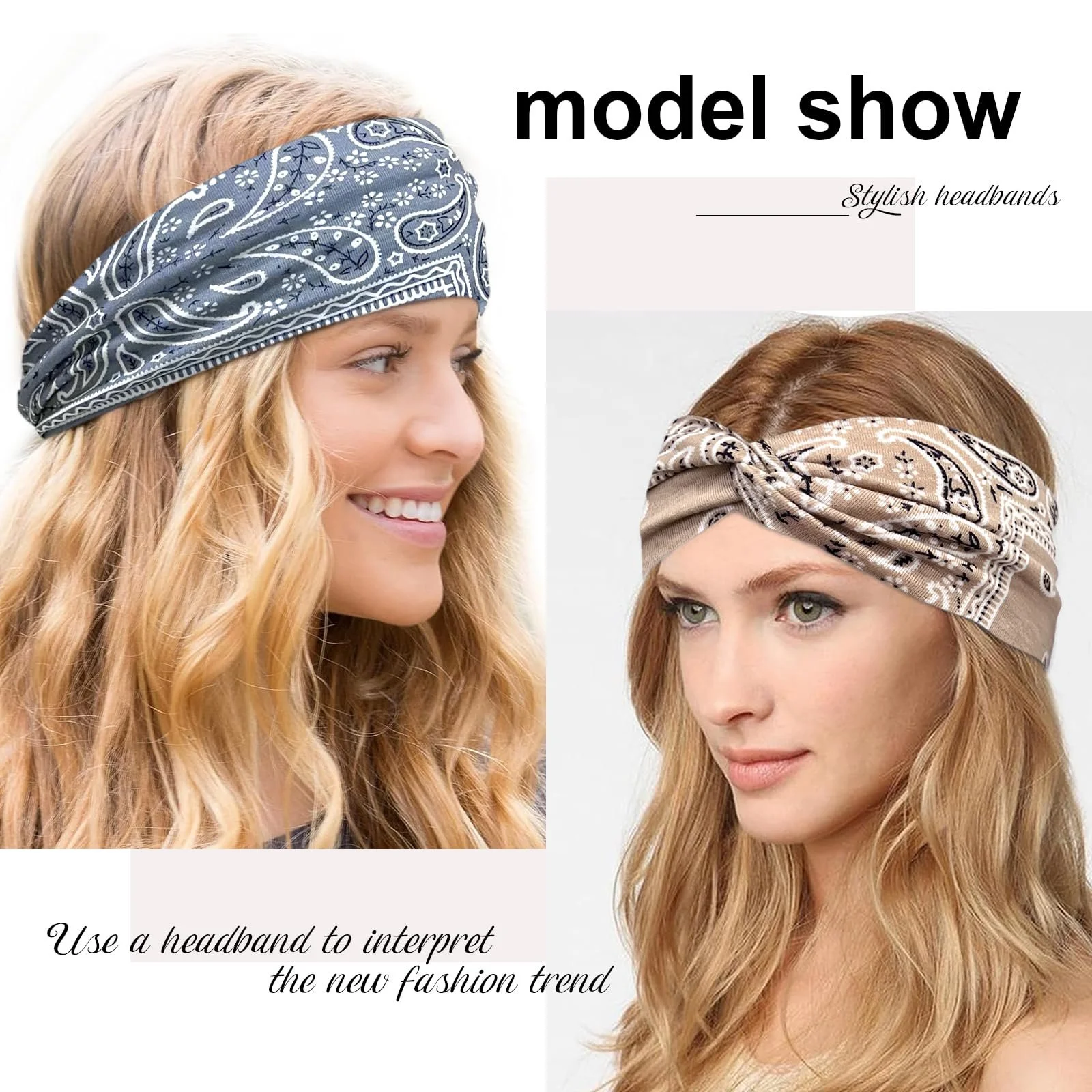 Пов'язка на голову Kavya для жінок, фото №2