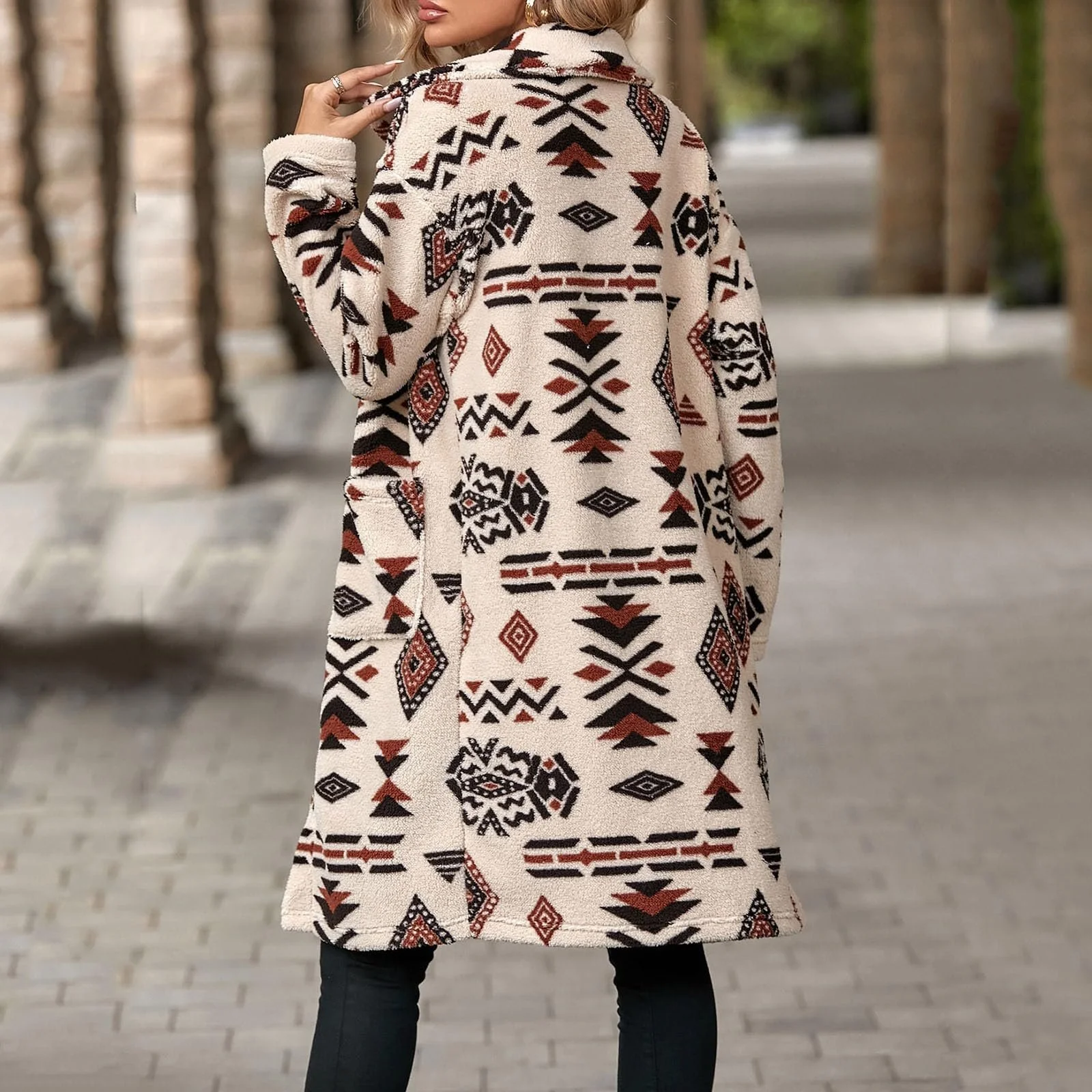 Жіноче пальто Teddy Fleece, тепле, фото №3 Жіноче пальто Teddy Fleece, тепле, фото №3