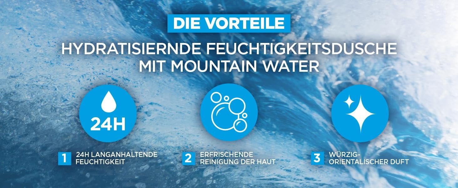 Гель для душа и шампунь L'Oréal Men Expert Hydra Power Mountain Water 5 в 1 250 мл, фото №11