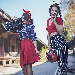 Повязка на голову В горошек Милая synthetic.ua - Фото 1