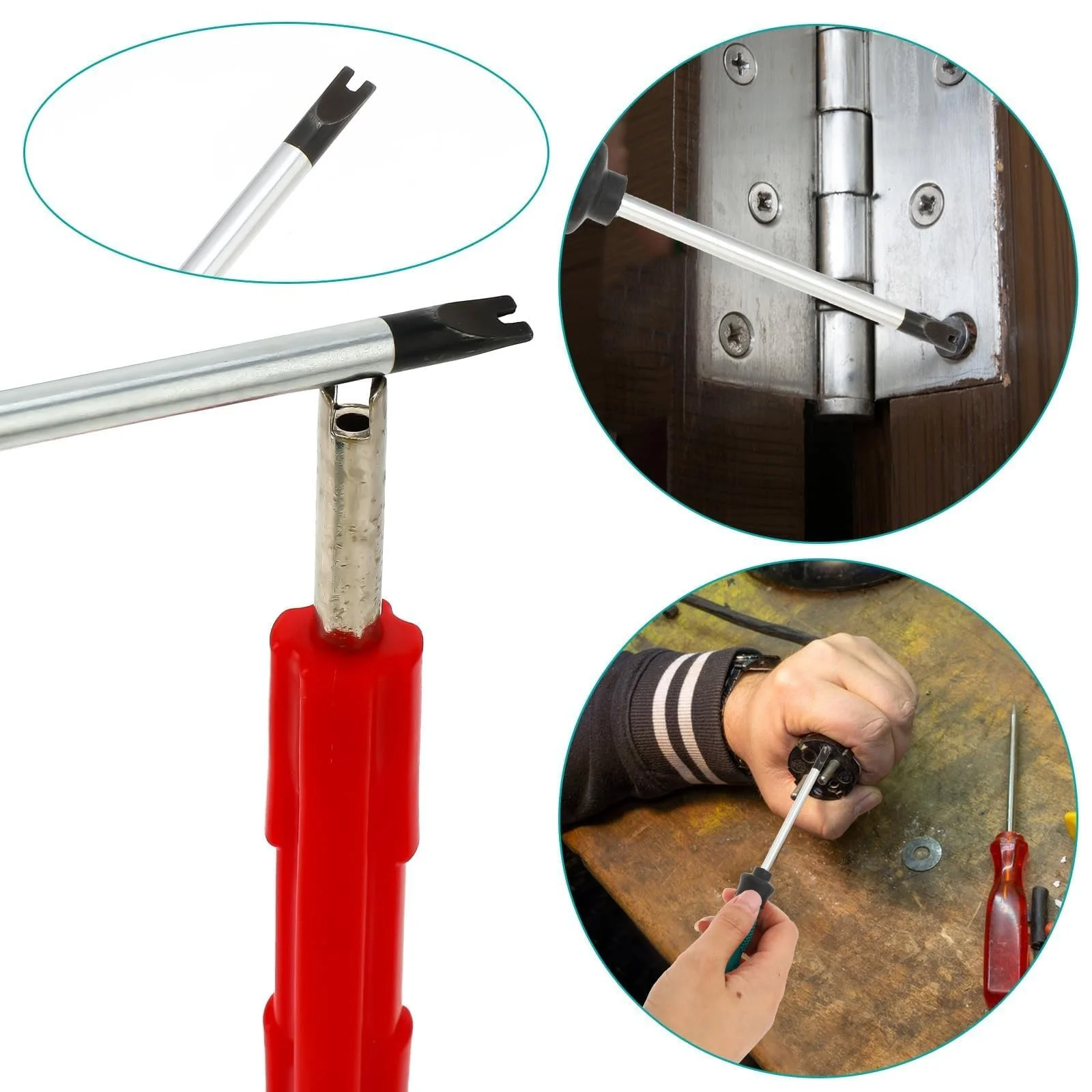 Набір викруток U-подібних та трикутних 4 предмети 1.7/2.0/2.3/2.6 Магнітні, фото №5