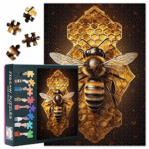 Пазл Bee Honeycombs 1000 деталей 50 x 70 см - Фото 1