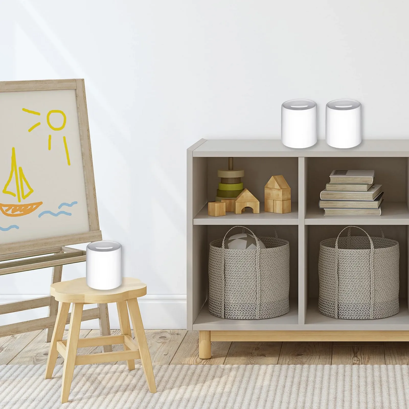 Скарбничка Kiwistar керамічна з прорізом для самостійного оформлення, фото №5