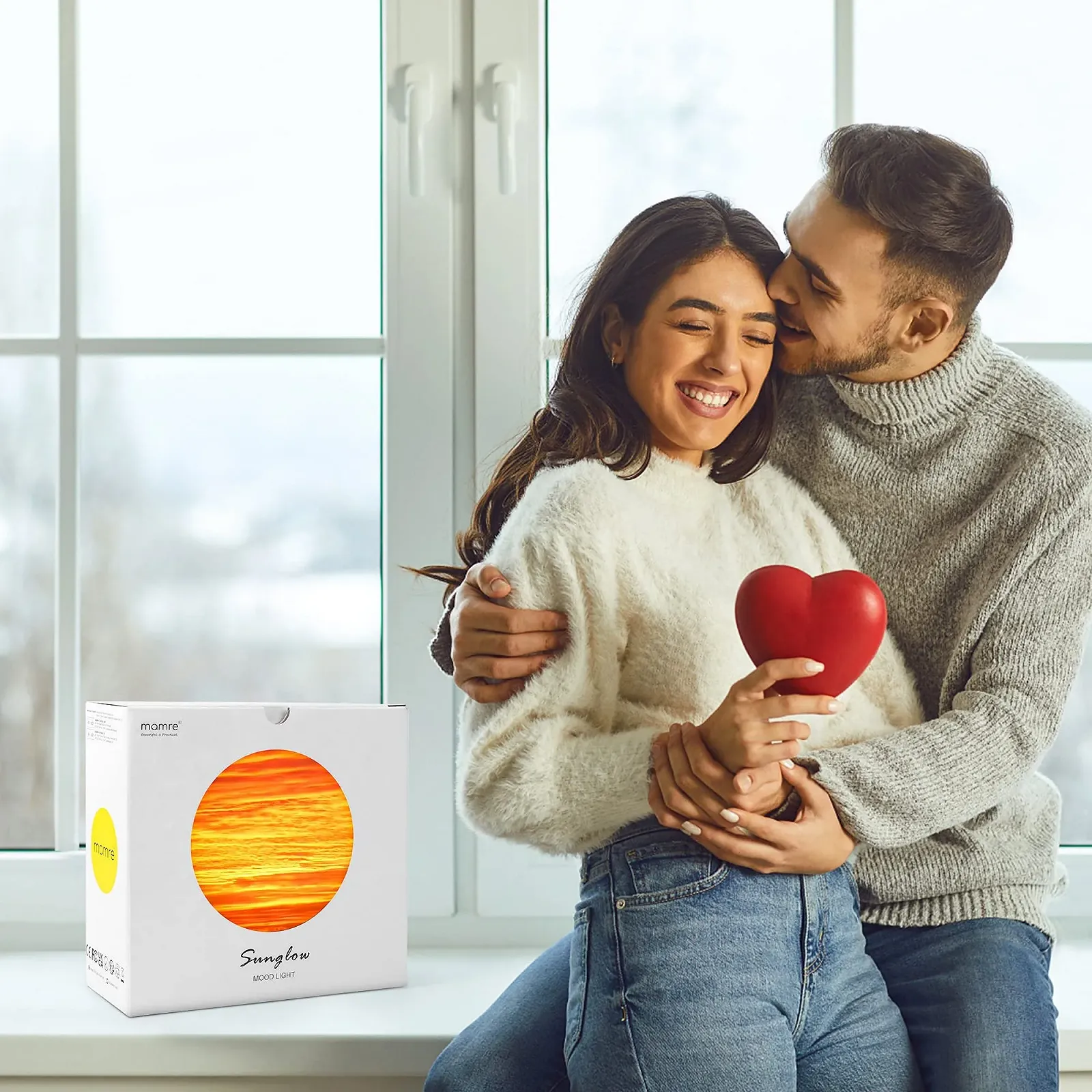 Настільна лампа mamre Sunset ABS Wood Grain, фото №7