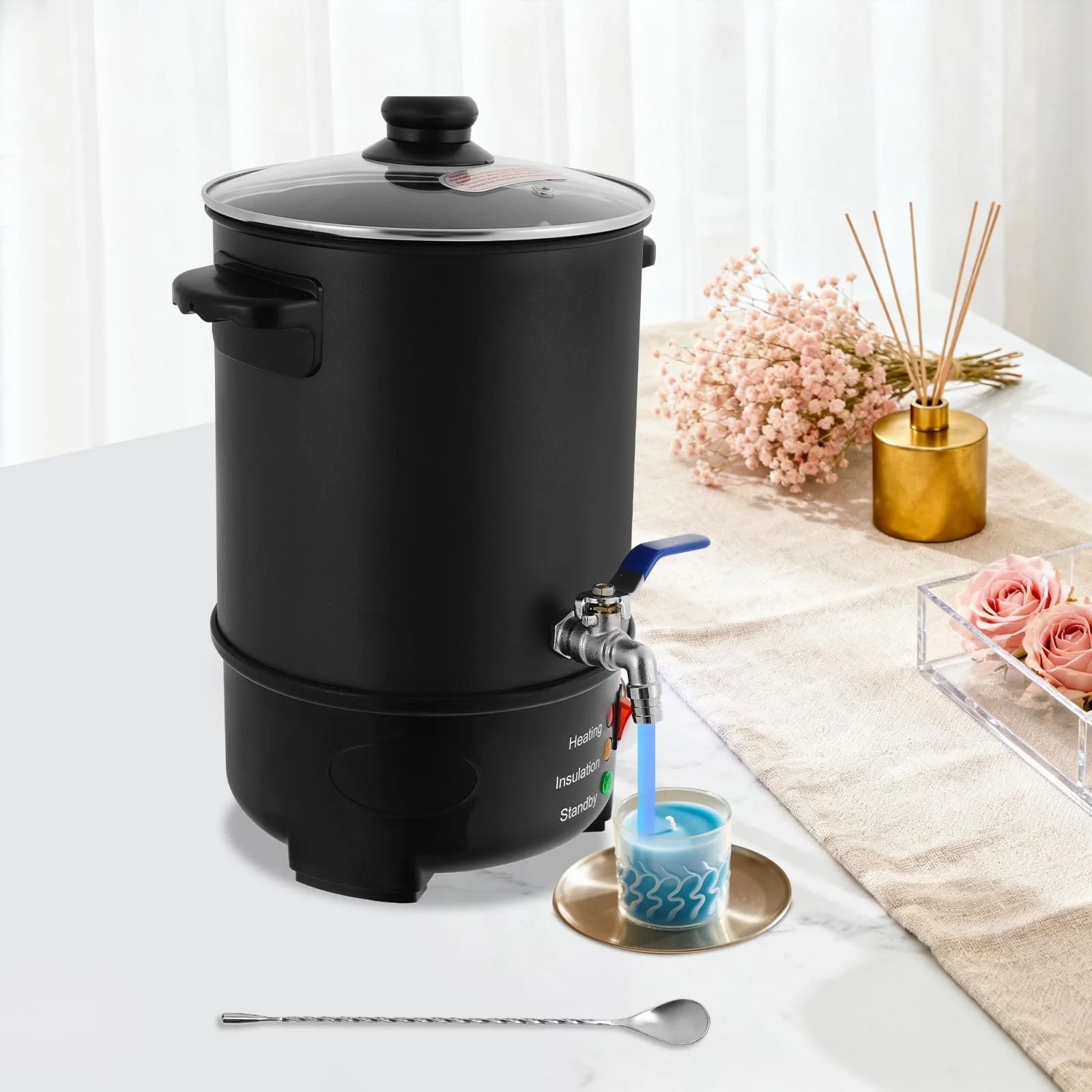 Воскоплав электрический 1000 W 6 L с температурным контролем, фото №4
