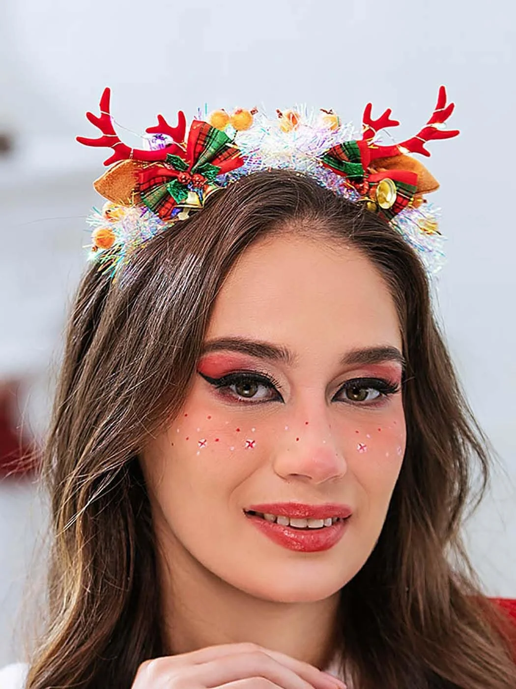 Обруч IYOU Святковий Різдвяний Головний Убір, фото №3