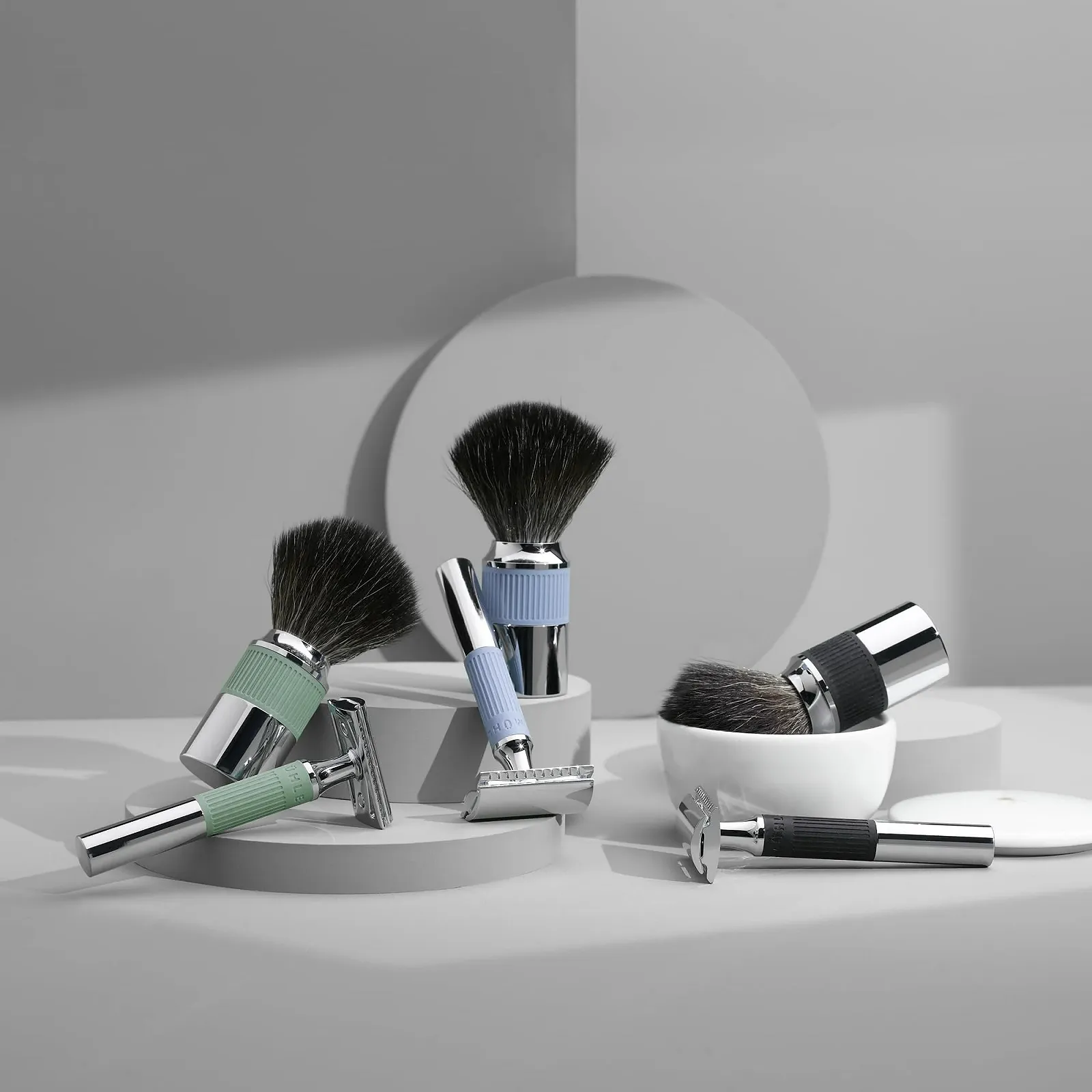 Безопасная бритва MÜHLE Neo Metal Rubber Grip Black, фото №8 Безопасная бритва MÜHLE Neo Metal Rubber Grip Black, фото №8