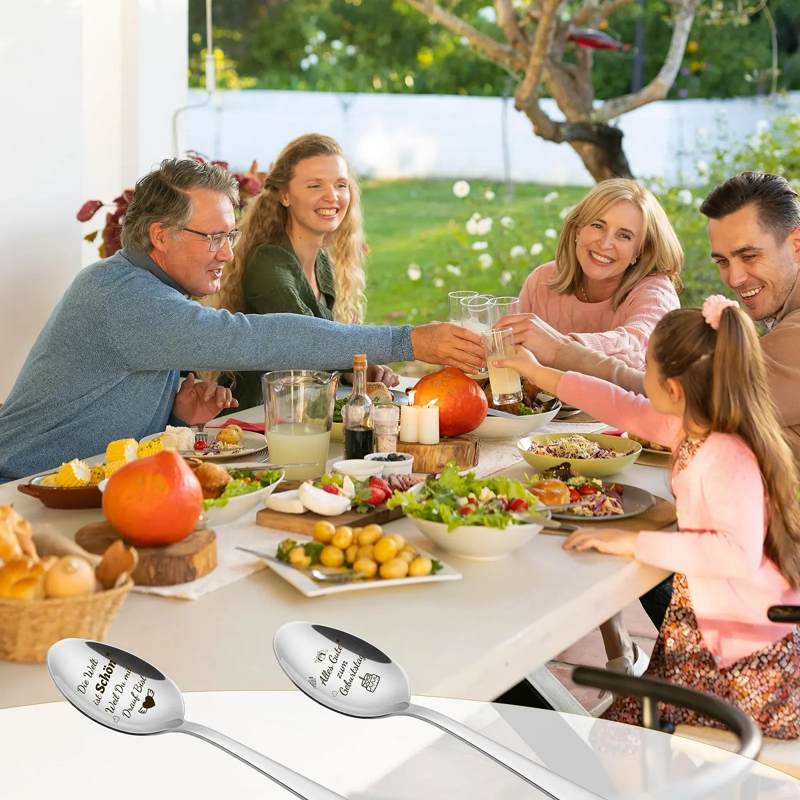 Ложка кавова з гравіюванням Happy Birthday, нержавіюча сталь, фото №6 Ложка кавова з гравіюванням Happy Birthday, нержавіюча сталь, фото №6