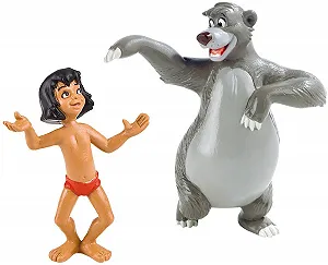 Фігурка Bullyland The Jungle Book Мауглі та Балу 8 см та 6.5 см - Фото 1