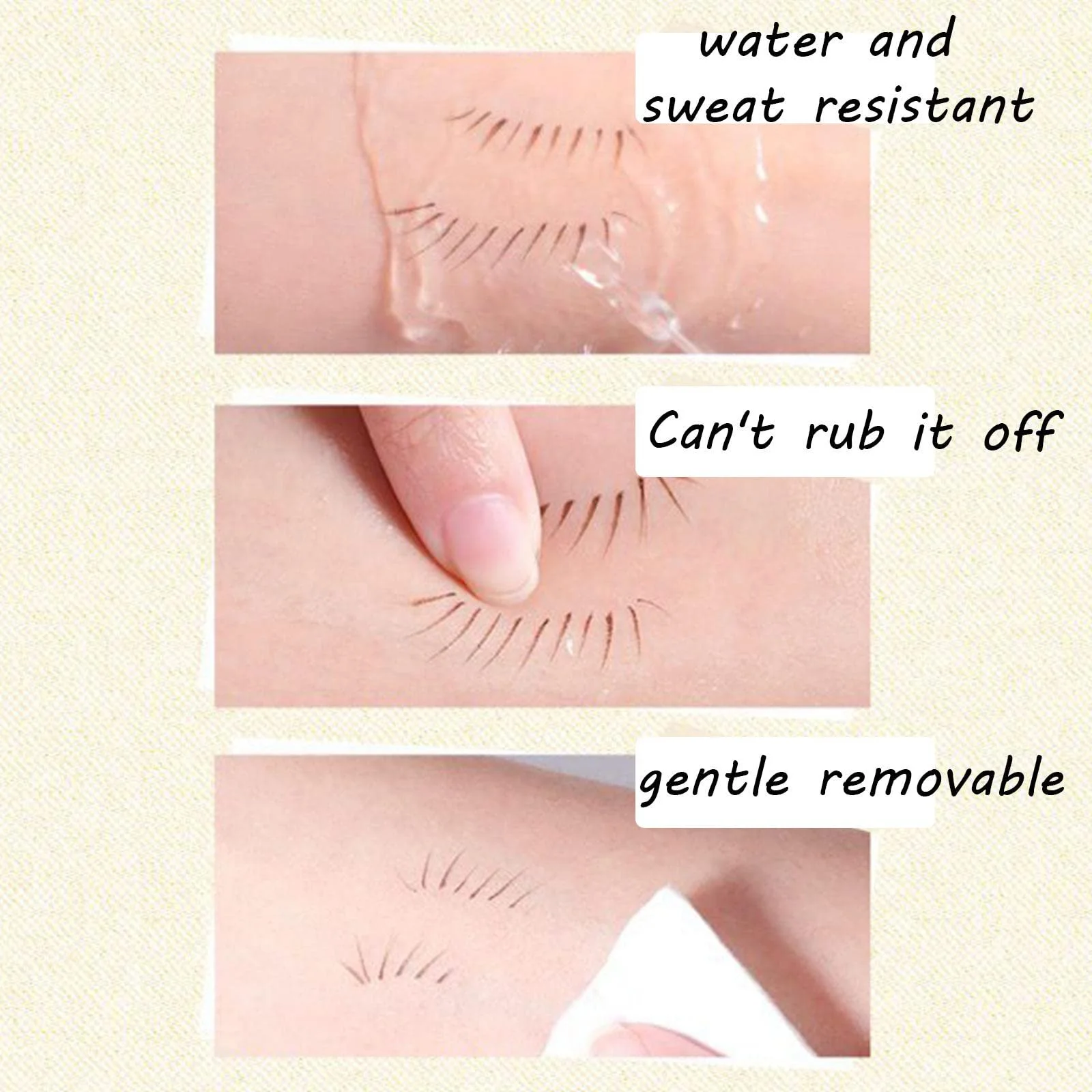 Підводка для нижніх вій, двосторонній, супертонкий, фото №5