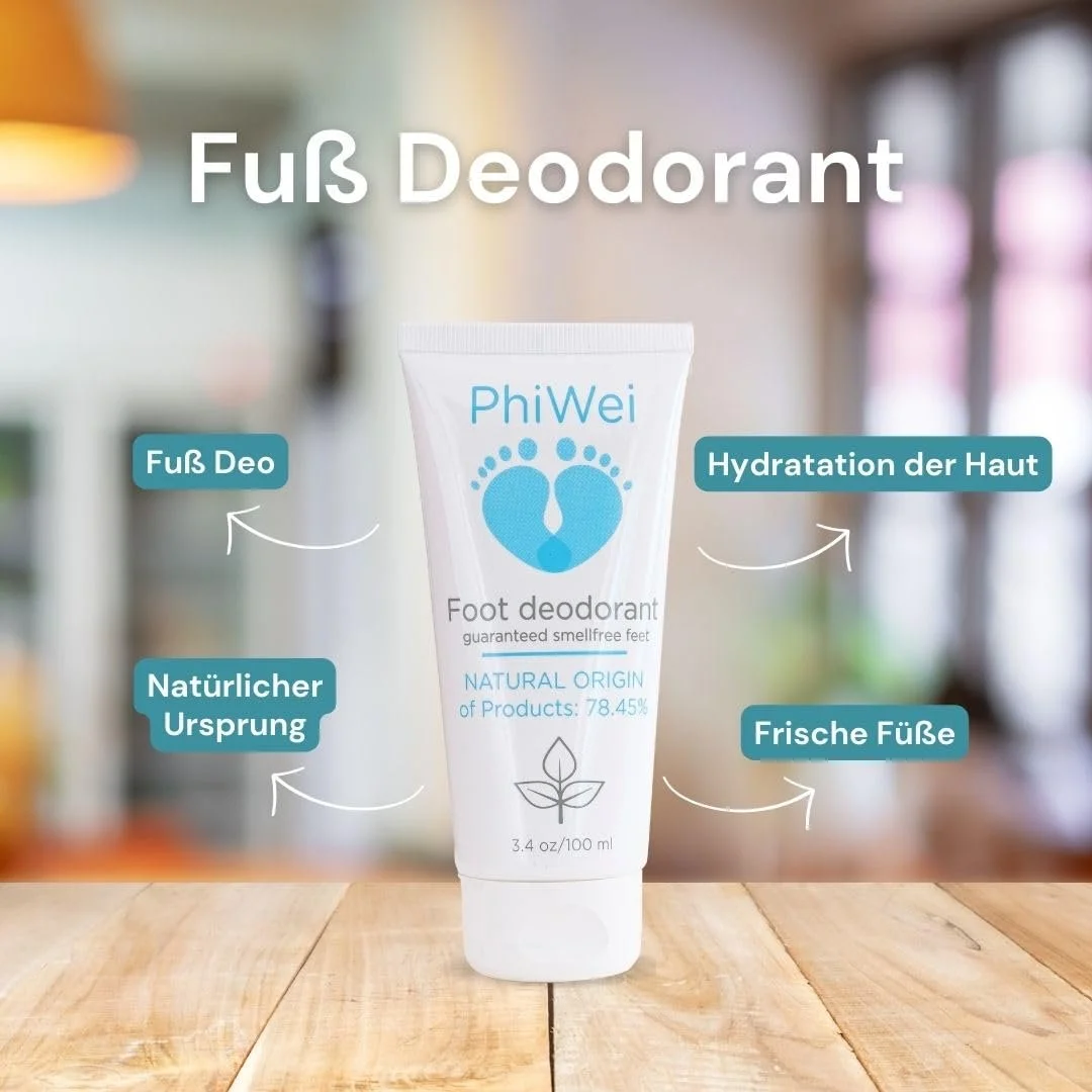 Крем-дезодорант для ног PhiWei для устранения запаха 100 мл, фото №2