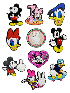 Джибитсы Микки Маус Mickey Mouse Дисней Jibbitz 10 шт аксессуары Крокс украшение Dz_134_1 - Фото 1