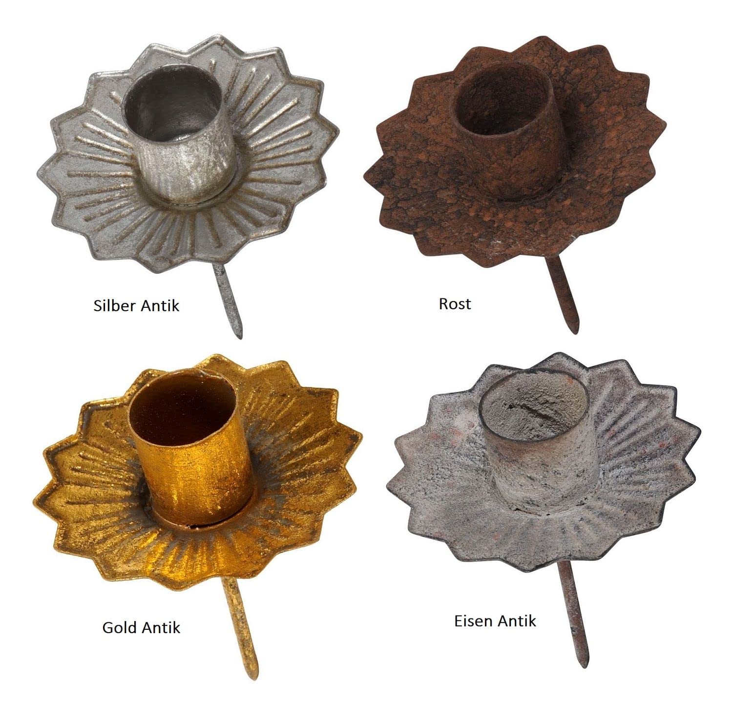 Підсвічник netproshop Crown 7 см Antique Gold, фото №3 Підсвічник netproshop Crown 7 см Antique Gold, фото №3